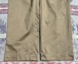 画像6: 60’s Cotton Khaki Chino Trousers (One Wash))34x31