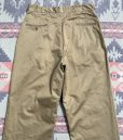 画像5: 60’s Cotton Khaki Chino Trousers (One Wash))34x31