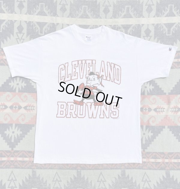 画像1: 90’s USA Champion Cleveland Browns  T Shirt (XL)