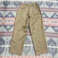 画像4: 60’s Cotton Khaki Chino Trousers (One Wash))34x31