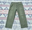 画像2: 50’s P-58 USMC Sateen Utility Trousers (36x31)