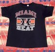 画像1: 80’s Champion製 Miami Heat T-Shirt (黒ボディ XL) (1)