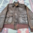 画像6: AAF A-2 Leather Jacket JA Dubow( 38)