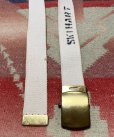 画像2: (1) US NAVY Enlisted Men’s Cotton Web Belt (31inch) (2)