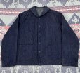 画像1: 40’s Dead Stock USN Shawl Collar Denim Jacket (XL) (1)