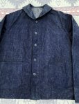 画像4: 40’s Dead Stock USN Shawl Collar Denim Jacket (XL)