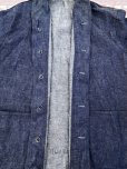 画像6: 40’s Dead Stock USN Shawl Collar Denim Jacket (XL)