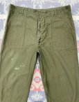 画像3: 64’ ARMY OG-107(初期型 移行期モデル)Sateen Utility Trousers 42x33