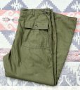 画像1: 64’ ARMY OG-107(初期型 移行期モデル)Sateen Utility Trousers 42x33 (1)