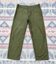 画像2: 64’ ARMY OG-107(初期型 移行期モデル)Sateen Utility Trousers 42x33