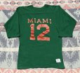 画像1: 80’s Champion 「MIAMI 12」Football T Shirt (1)