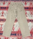 画像5: 50’s ARMY M-56 Khaki Chino Trousers(32x33表記)ボタンフロント