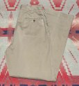 画像1: 50’s ARMY M-56 Khaki Chino Trousers(32x33表記)ボタンフロント (1)