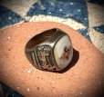 画像4: ~1940’s(WW2) USAAF Prop Wing "Shell/Gold/Silver" Sterling Silver Ring