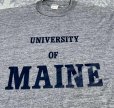 画像2: 80’s NOS Univ. of Maine 霜降りTee(L) (2)