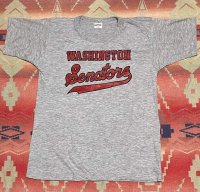 80’s~NOS EASTPORT製 霜降りT Shirt(WASHINGTON SENATORS)