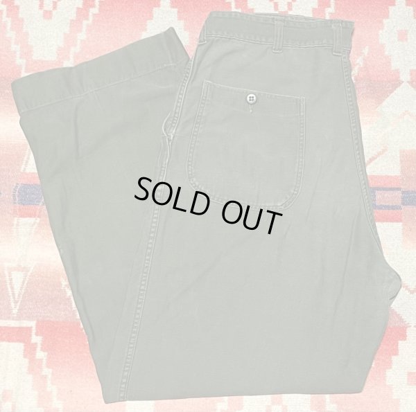 画像1: 50’s USMC P-58 Cotton Sateen Utility Trousers