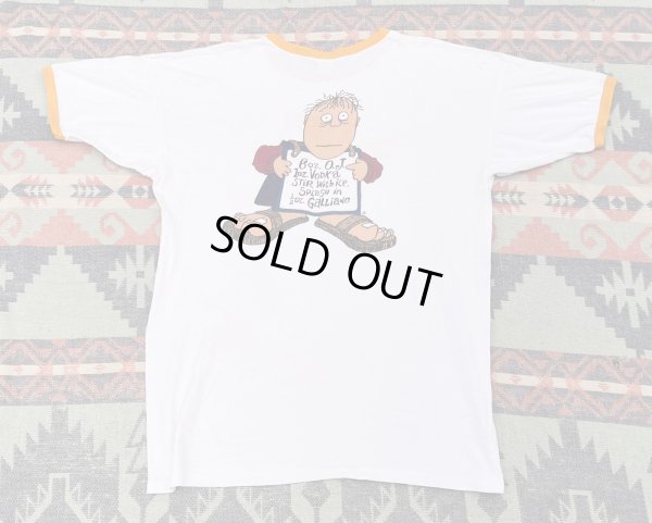 画像1: 70's Champion "HARVEY WALLBANGER?"  Ringer Tee