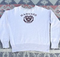 Champion ランナーズタグ "HARVARD"染み込みプリント Sweat Shirt