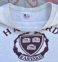 画像4: Champion ランナーズタグ "HARVARD"染み込みプリント Sweat Shirt