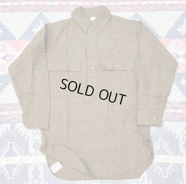 画像1: 1918’ Dead Stock Pullover Wool Shirt