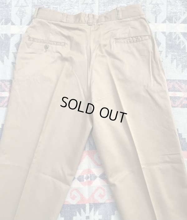 画像6: 60’s ARMY Cotton Khaki Chino Trousers(34x31)Mint~NOS?
