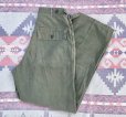 画像1: 50’s ARMY OG-107 Sateen Utility Trousers 初期型 (1)