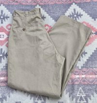 60’s ARMY Cotton Khaki Chino Trousers(33x31)