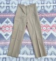 画像4: 60’s N.O.S. ARMY Cotton Khaki Chino Trousers (33x31)