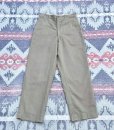 画像2: 60’s ARMY Cotton Khaki Chino Trousers(33x31)