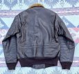 画像7: 1957’ G-1 Leather Flight Jacket (40)襟裏USNステンシル