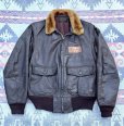 画像1: 1957’ G-1 Leather Flight Jacket (40)襟裏USNステンシル (1)