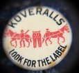 画像3: 1920’s-1930’s Levi’s Koveralls Pinback (3)