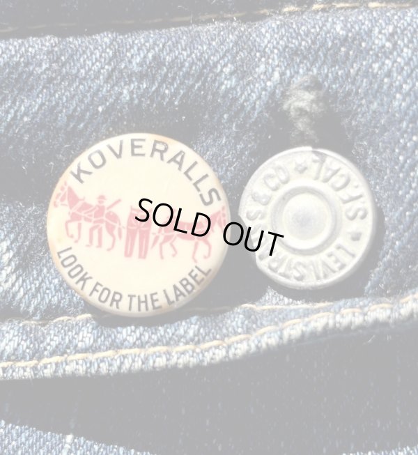 画像5: 1920’s-1930’s Levi’s Koveralls Pinback