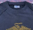 画像3: 黒ボディ USMC Sweat Shirt (L)