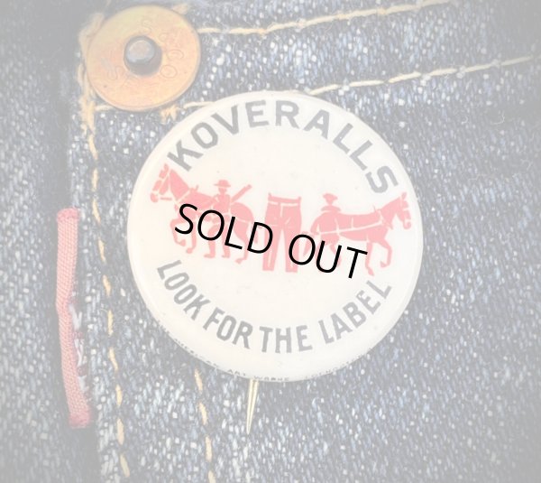 画像1: 1911’~20’ Levi’s Koveralls Pinback (Mint Condition)