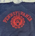 画像2: 60’s NOS University of Pennsylvania Flock Print Sweat Shirt (L)