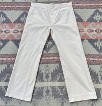 1910’s〜 US NAVY White Cotton Sailor Pants(巻き縫い)