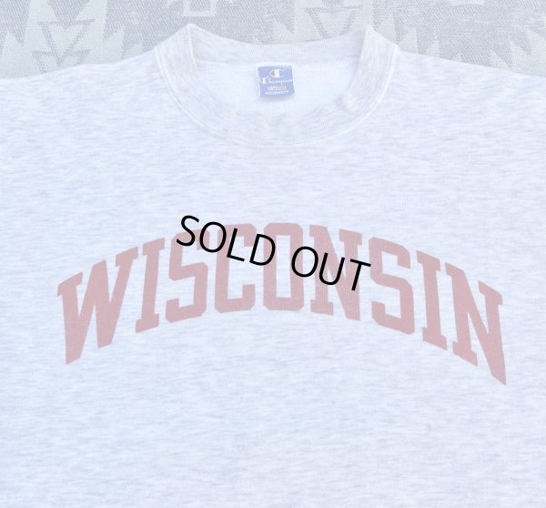 画像2: 90’s Champion Sweat Shirt  "WISCONSIN"(XL)
