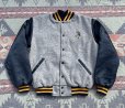 画像1: ARTEX US NAVY Fleece Varsity Jacket (1)