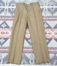 画像3: N.O.S. ARMY Cotton Khaki Chino Trousers (36x31)