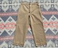 画像2: 40’s WW2 ARMY M-42 Cotton Khaki Chino Trousers "Special"(ガスフラップ付き)