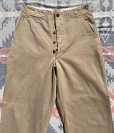 画像4: 40’s WW2 ARMY M-42 Cotton Khaki Chino Trousers "Special"(ガスフラップ付き)