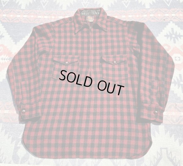 画像1: 1940’s Woolrich Woolen Mills Pullover Wool Shirt
