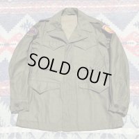 43’ ARMY M-43 Field Jacket(PQD 370C) 34R Near Mint Condition!
