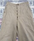 画像3: 40’s ARMY M1945 Cotton Khaki Chino Trousers (両シームダブルステッチ)