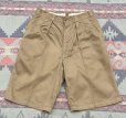 画像1: 1950’s US ARMY Cotton Khaki Chino Shorts (Good Condition) (1)