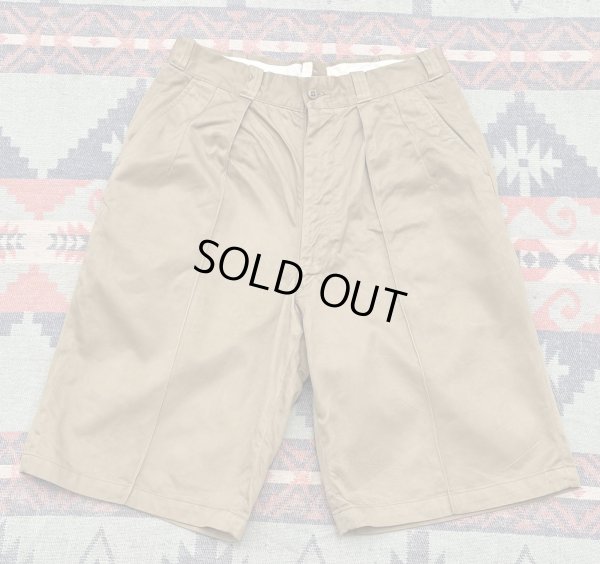 画像1: 1950’s US ARMY Cotton Khaki Chino Shorts (Good Condition)