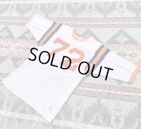  ﻿60’s~70’s Champion社製 PRODUCTSタグの両面プリント入りFootball T-Shirt