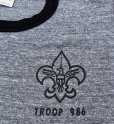 画像3:  80’s Sportswear Ringer T-Shirt (霜降りグレー) (3)